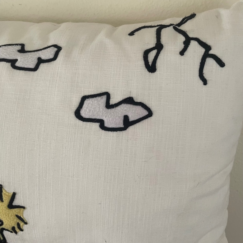 Pottery Barn Peanuts Snoopy Christmas Holiday Lumbar Pillow 14x26" *READ - Picture 4 of 10